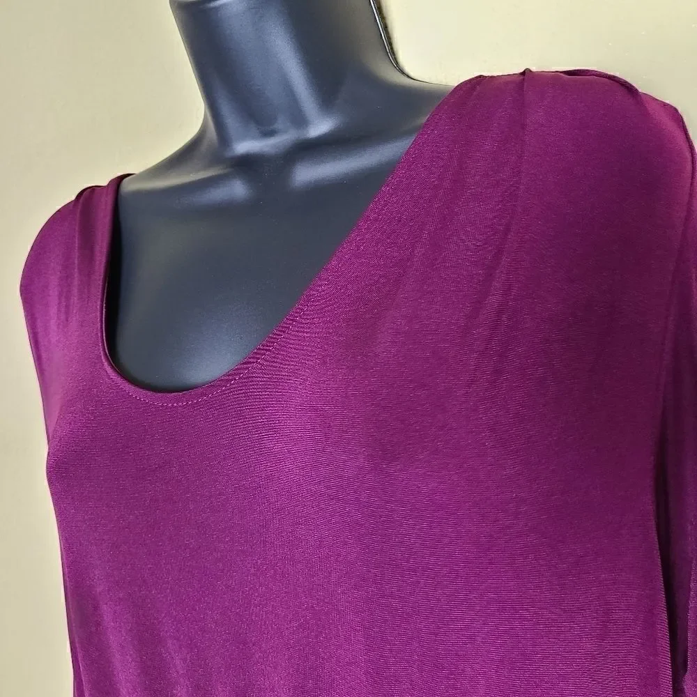 BCBGeneration Purple Long Sleeve Dress